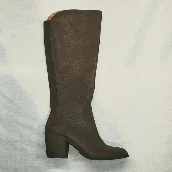 Lucky Brand Balissa tall boots block heel knee high boots size 8.5
